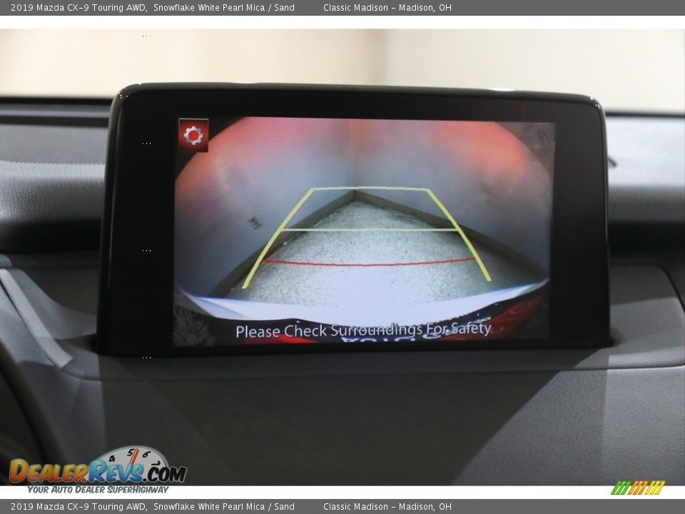 2019 Mazda CX-9 Touring AWD Snowflake White Pearl Mica / Sand Photo #13