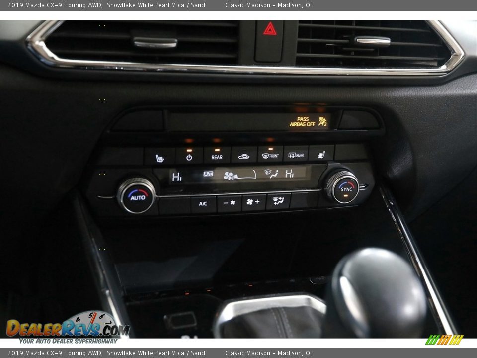 2019 Mazda CX-9 Touring AWD Snowflake White Pearl Mica / Sand Photo #14