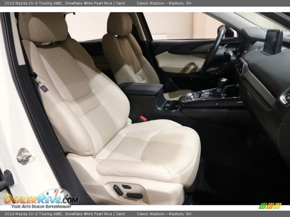 2019 Mazda CX-9 Touring AWD Snowflake White Pearl Mica / Sand Photo #16