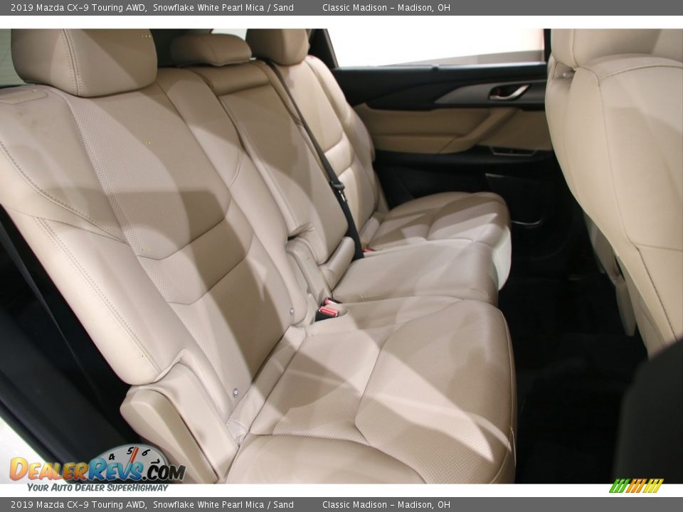 2019 Mazda CX-9 Touring AWD Snowflake White Pearl Mica / Sand Photo #17
