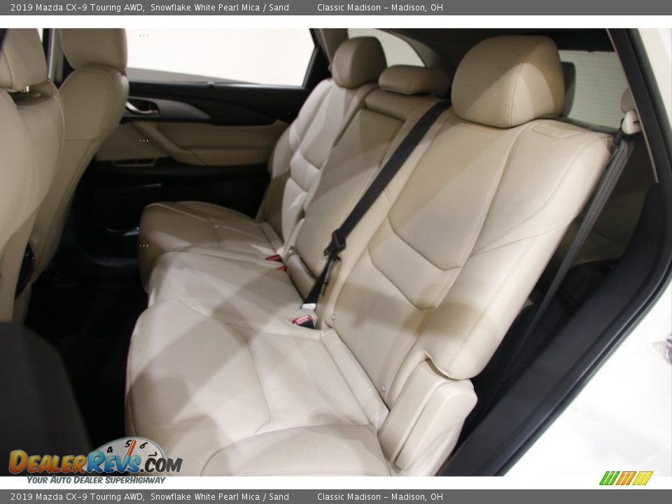 2019 Mazda CX-9 Touring AWD Snowflake White Pearl Mica / Sand Photo #18