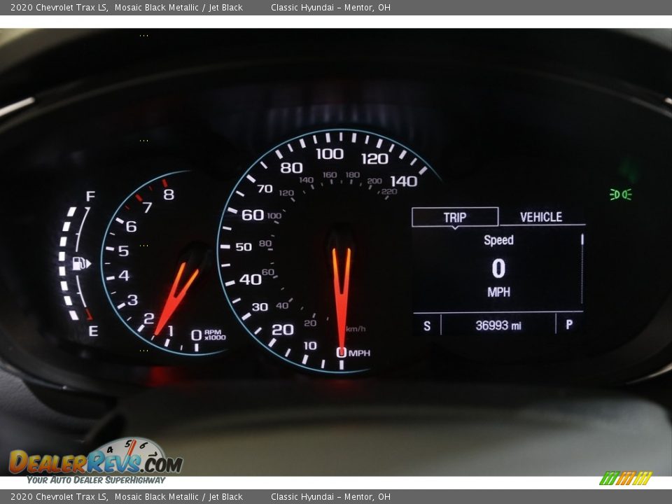 2020 Chevrolet Trax LS Mosaic Black Metallic / Jet Black Photo #8