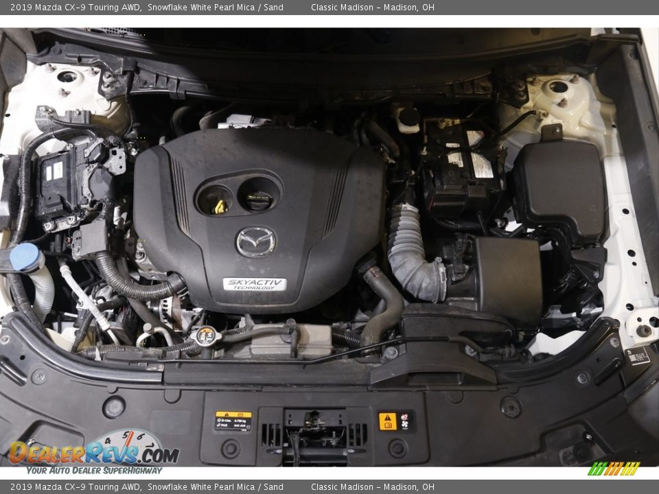 2019 Mazda CX-9 Touring AWD Snowflake White Pearl Mica / Sand Photo #21