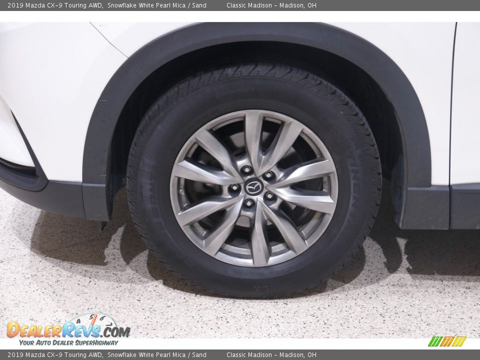 2019 Mazda CX-9 Touring AWD Snowflake White Pearl Mica / Sand Photo #22