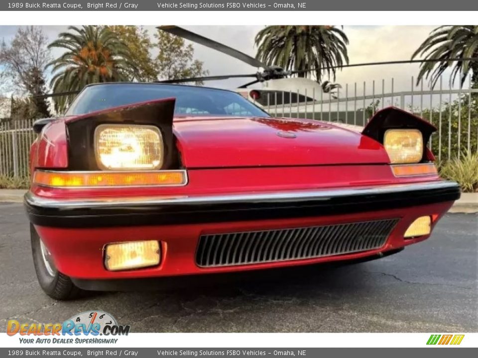 Bright Red 1989 Buick Reatta Coupe Photo #11