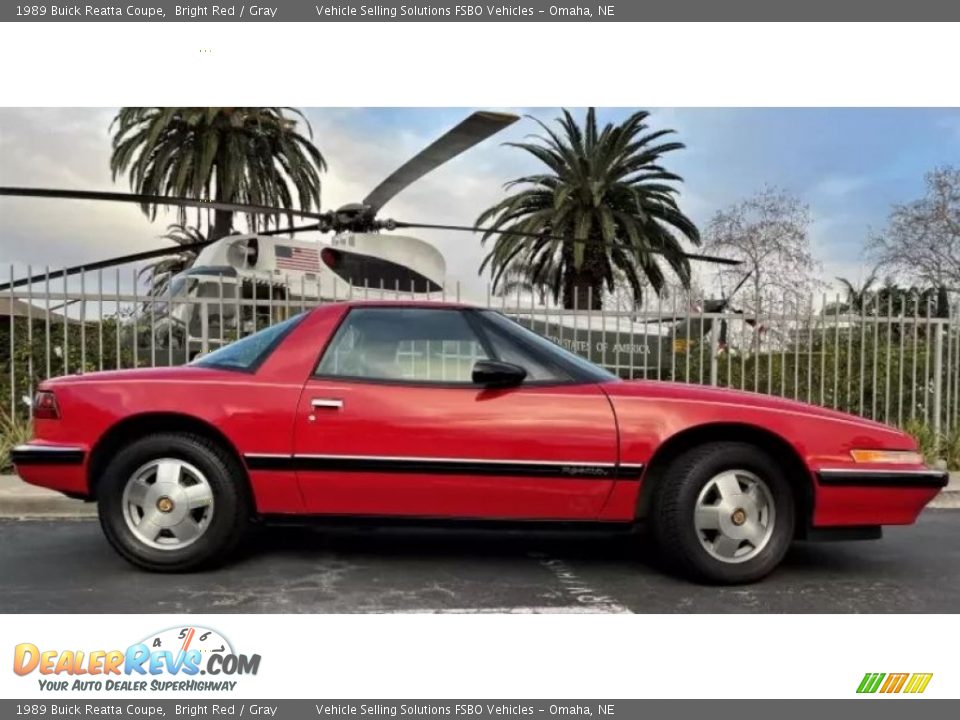 Bright Red 1989 Buick Reatta Coupe Photo #12