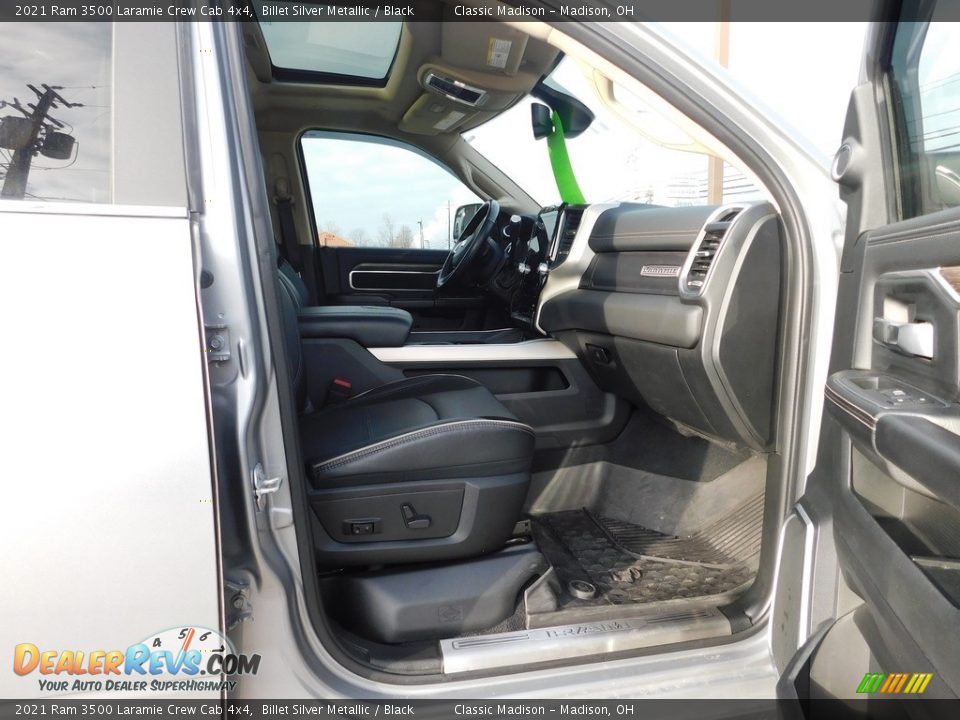 2021 Ram 3500 Laramie Crew Cab 4x4 Billet Silver Metallic / Black Photo #7