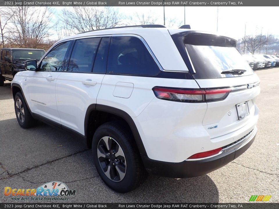 2023 Jeep Grand Cherokee 4XE Bright White / Global Black Photo #3