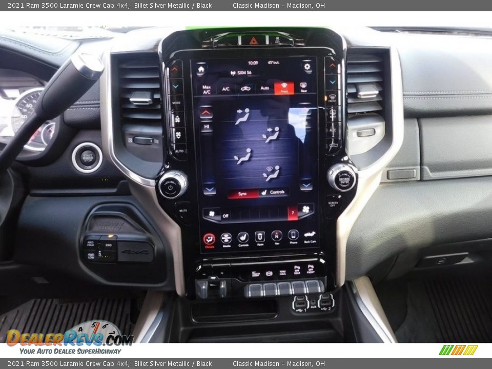 2021 Ram 3500 Laramie Crew Cab 4x4 Billet Silver Metallic / Black Photo #9