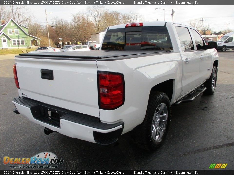 2014 Chevrolet Silverado 1500 LTZ Z71 Crew Cab 4x4 Summit White / Cocoa/Dune Photo #4