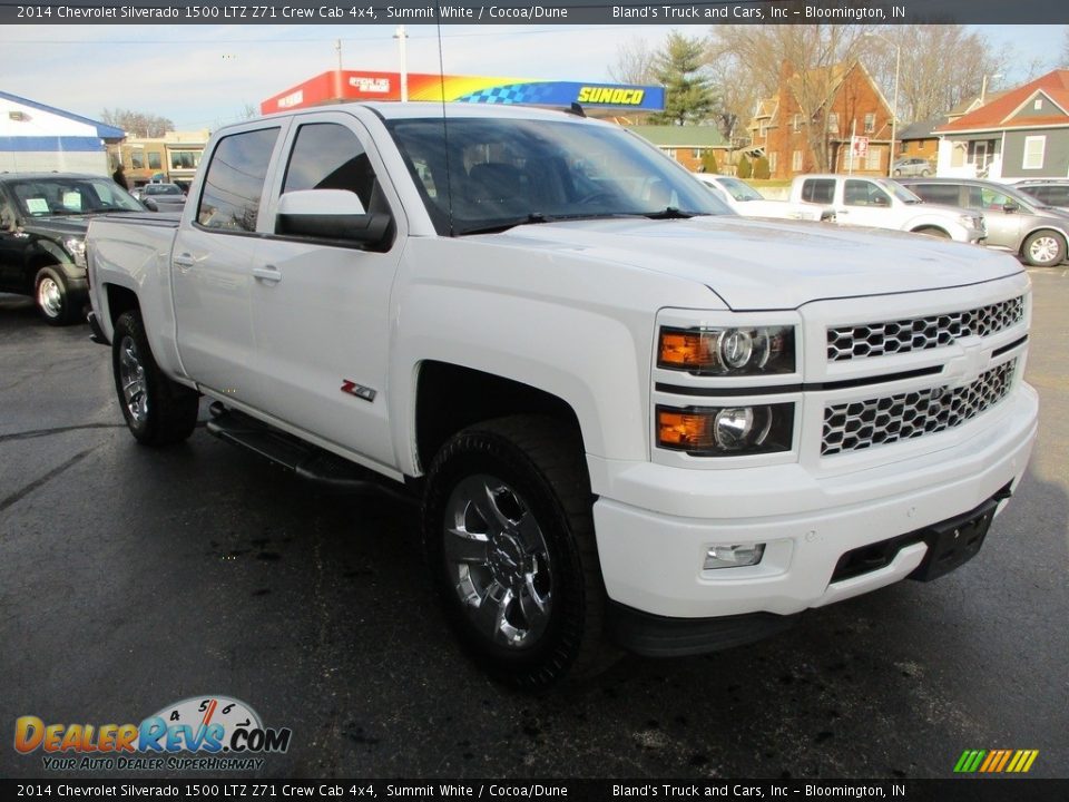 Front 3/4 View of 2014 Chevrolet Silverado 1500 LTZ Z71 Crew Cab 4x4 Photo #5