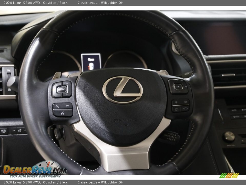 2020 Lexus IS 300 AWD Obsidian / Black Photo #7