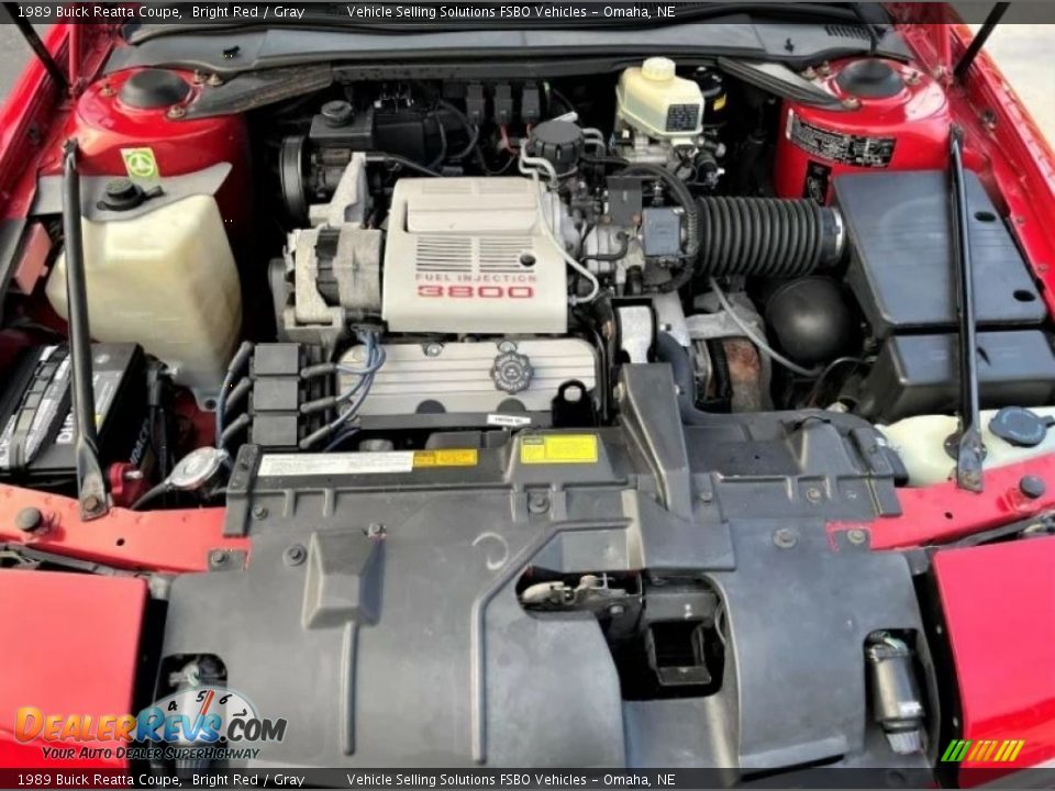 1989 Buick Reatta Coupe 3.8 Liter OHV 12-Valve V6 Engine Photo #23