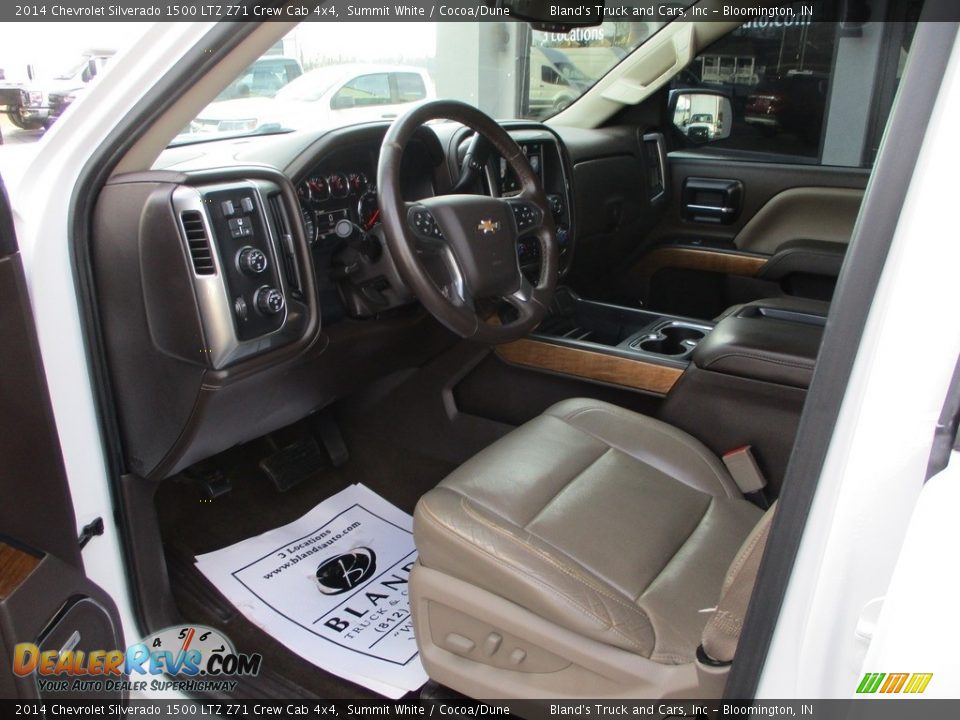 Front Seat of 2014 Chevrolet Silverado 1500 LTZ Z71 Crew Cab 4x4 Photo #6