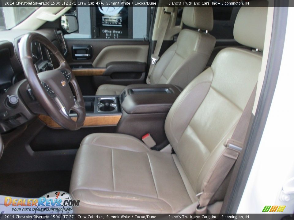 Front Seat of 2014 Chevrolet Silverado 1500 LTZ Z71 Crew Cab 4x4 Photo #7