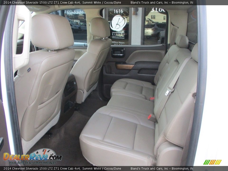 Rear Seat of 2014 Chevrolet Silverado 1500 LTZ Z71 Crew Cab 4x4 Photo #8
