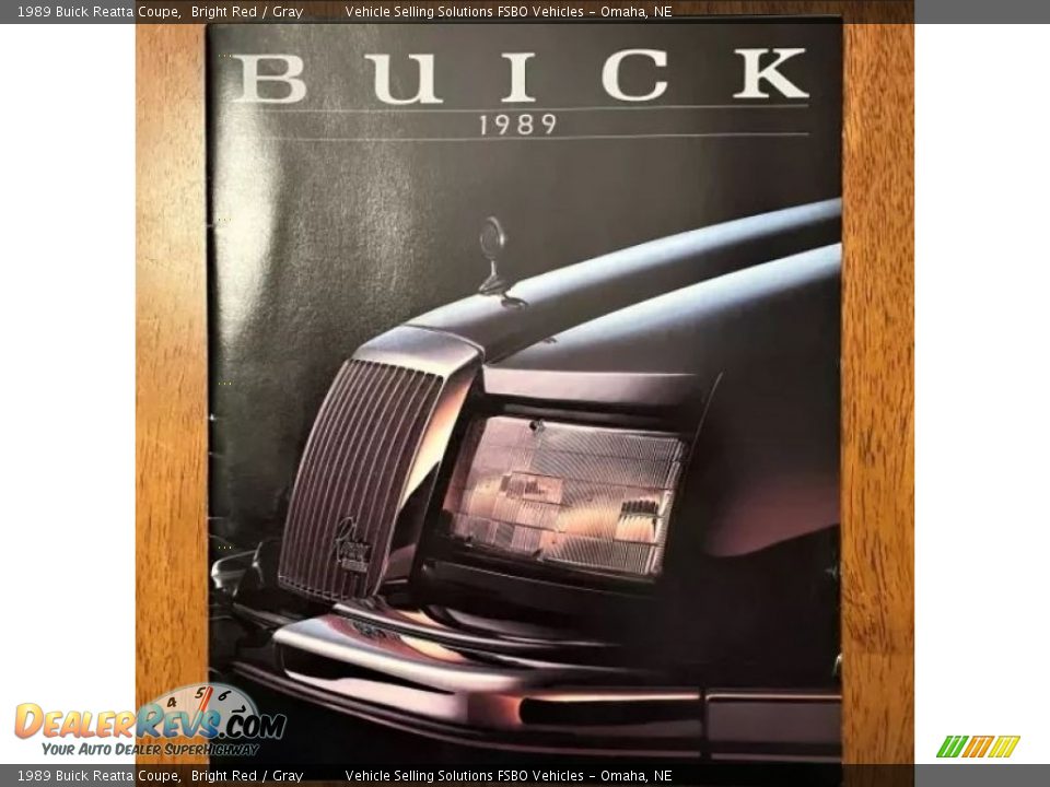 Books/Manuals of 1989 Buick Reatta Coupe Photo #33