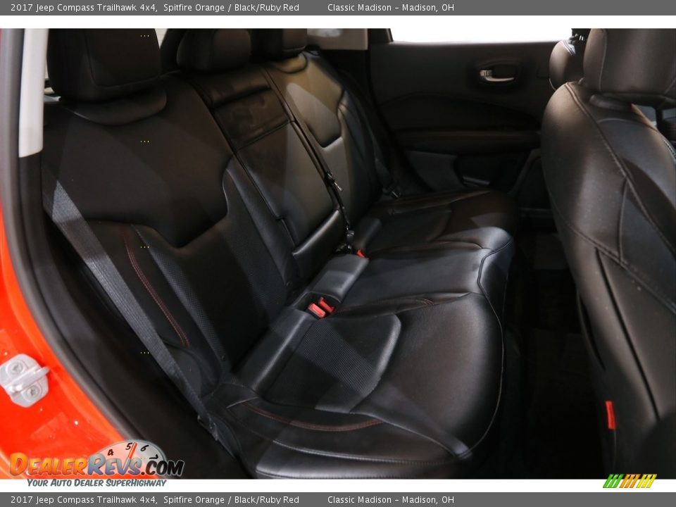 2017 Jeep Compass Trailhawk 4x4 Spitfire Orange / Black/Ruby Red Photo #18