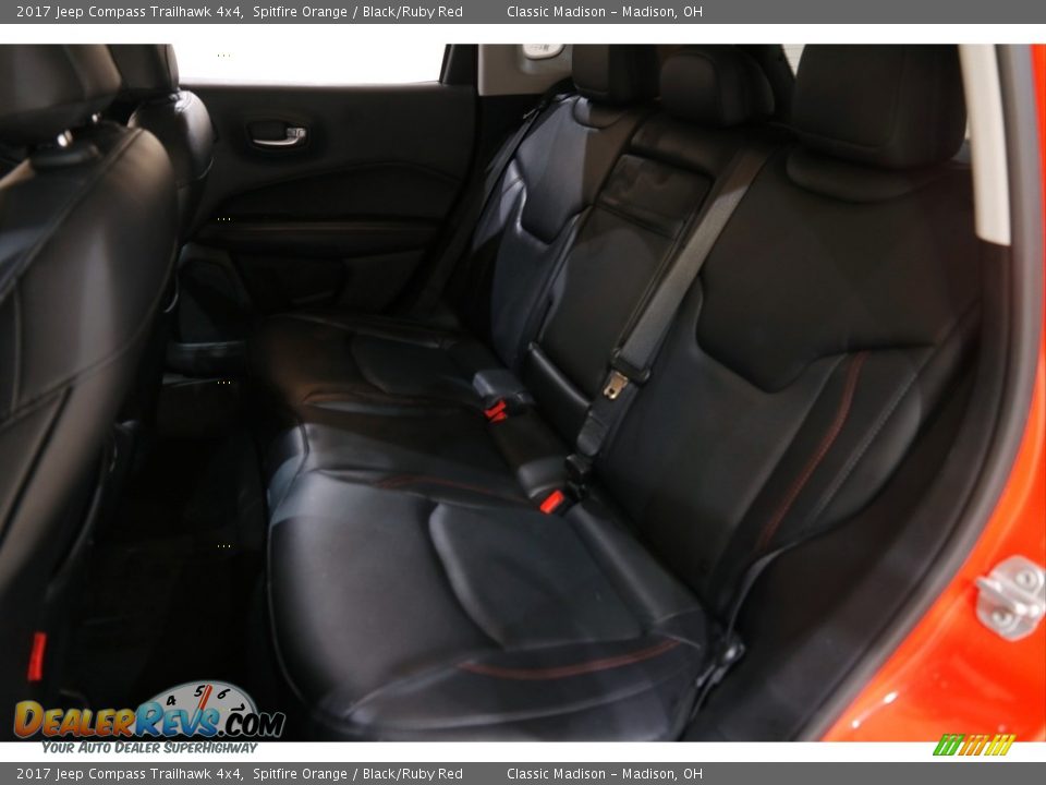 2017 Jeep Compass Trailhawk 4x4 Spitfire Orange / Black/Ruby Red Photo #19
