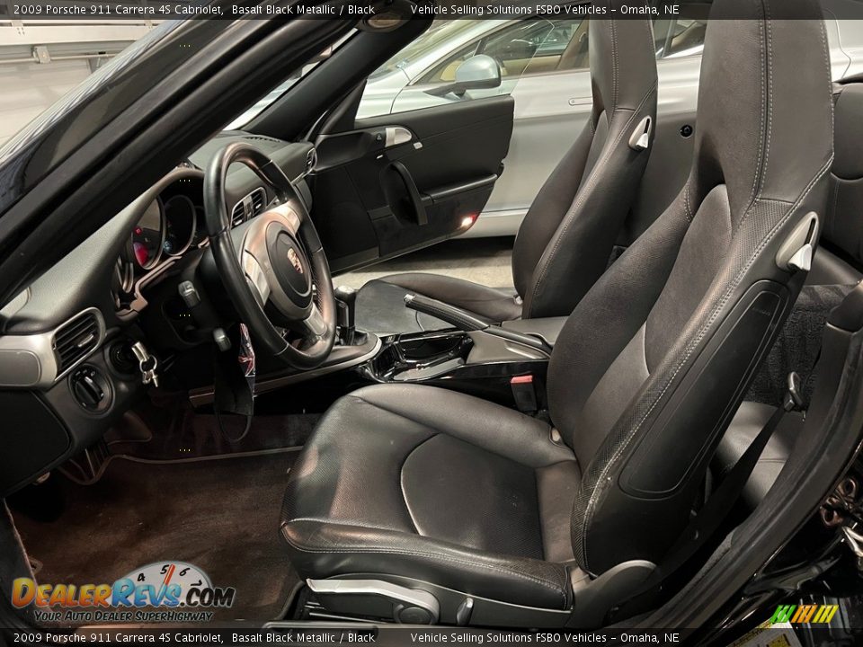 Front Seat of 2009 Porsche 911 Carrera 4S Cabriolet Photo #7