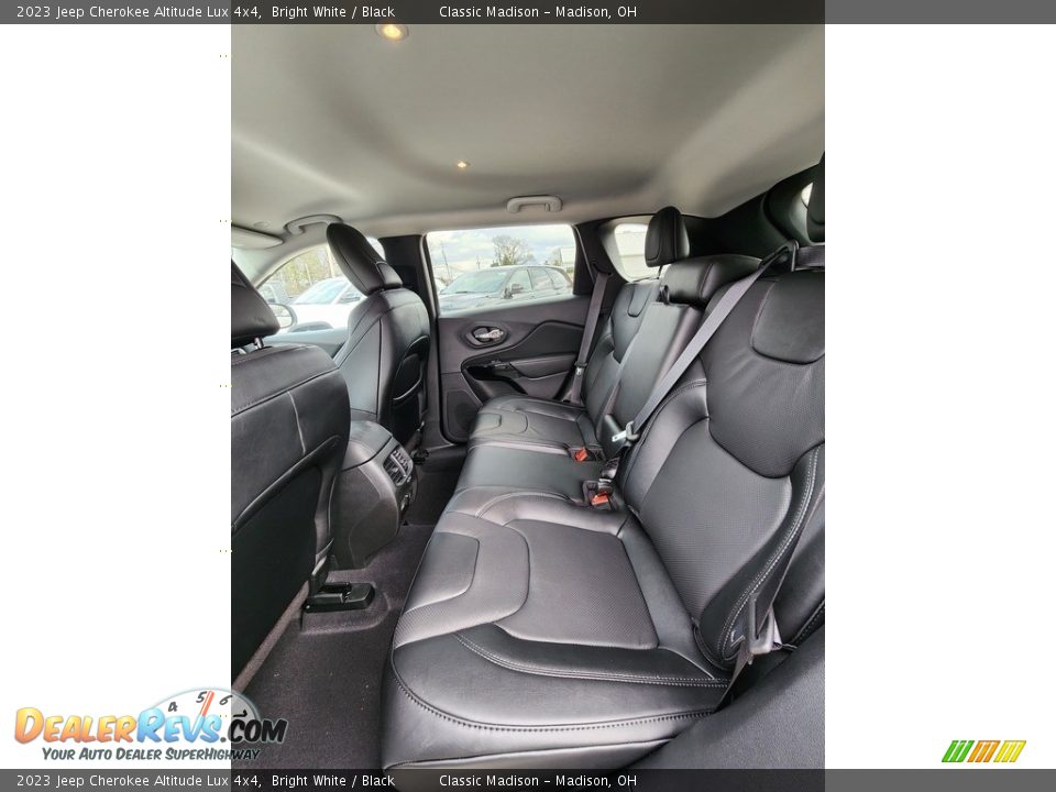 Rear Seat of 2023 Jeep Cherokee Altitude Lux 4x4 Photo #3