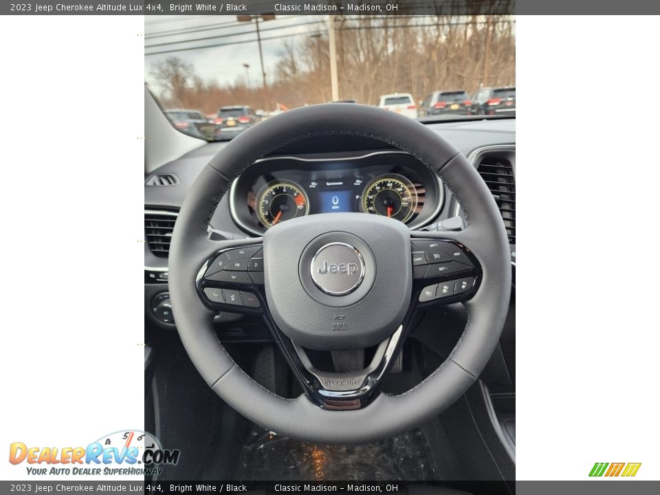 2023 Jeep Cherokee Altitude Lux 4x4 Steering Wheel Photo #5