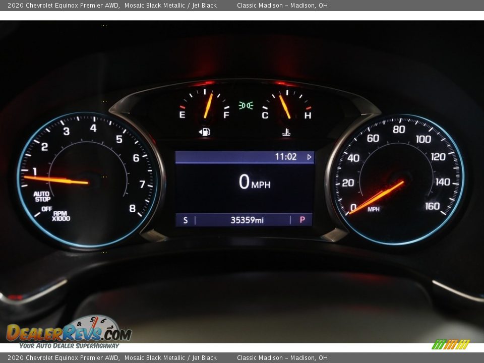 2020 Chevrolet Equinox Premier AWD Mosaic Black Metallic / Jet Black Photo #8