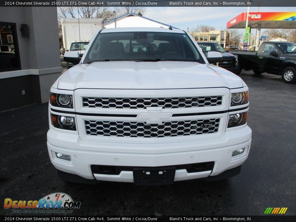 2014 Chevrolet Silverado 1500 LTZ Z71 Crew Cab 4x4 Summit White / Cocoa/Dune Photo #28