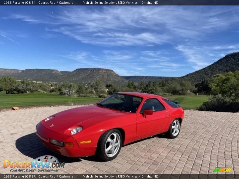 1988 Porsche 928 S4 Guards Red / Cashmere Photo #1