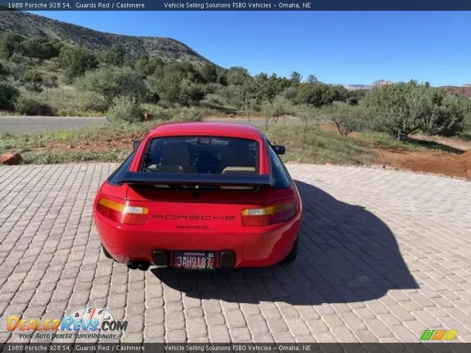 1988 Porsche 928 S4 Guards Red / Cashmere Photo #14