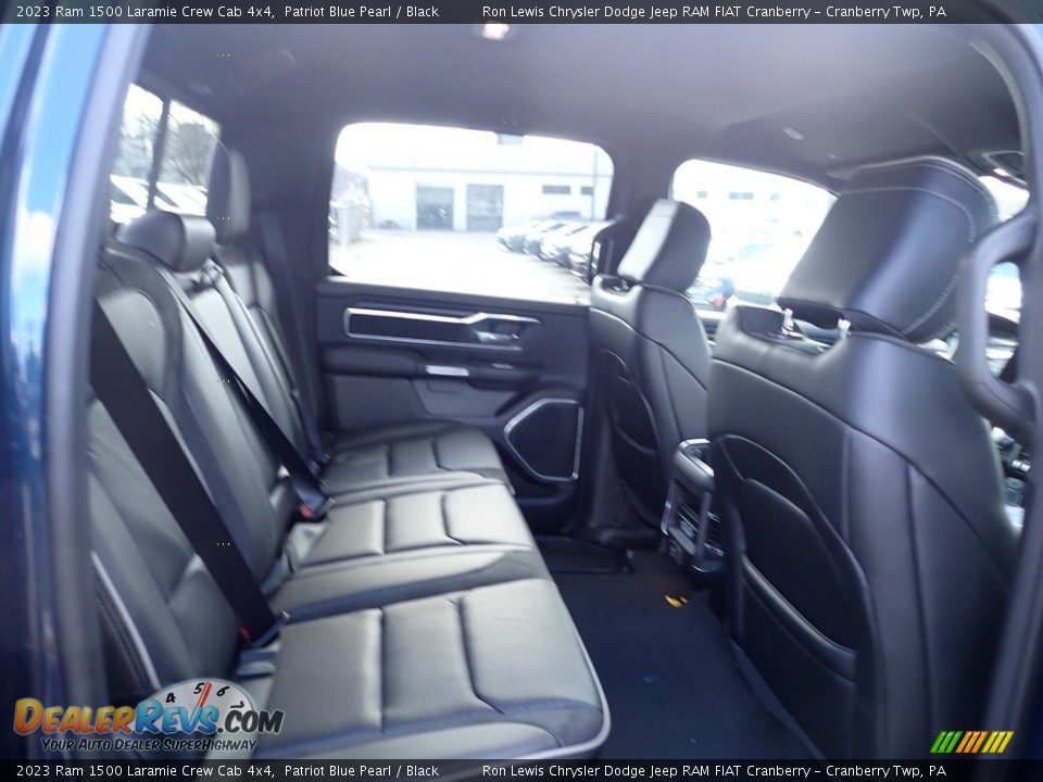 Rear Seat of 2023 Ram 1500 Laramie Crew Cab 4x4 Photo #11