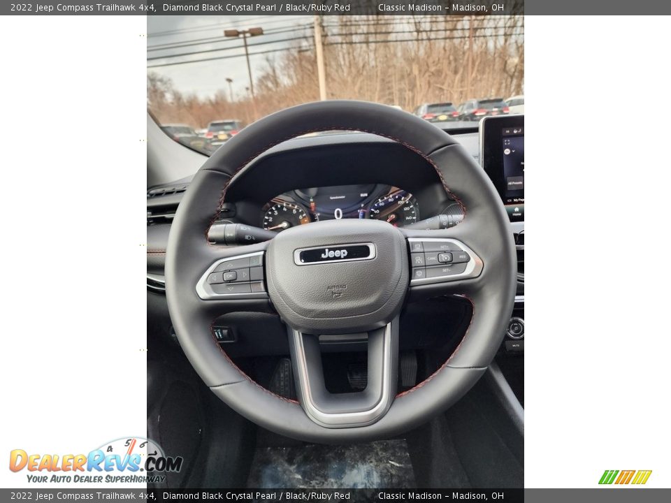 2022 Jeep Compass Trailhawk 4x4 Steering Wheel Photo #5