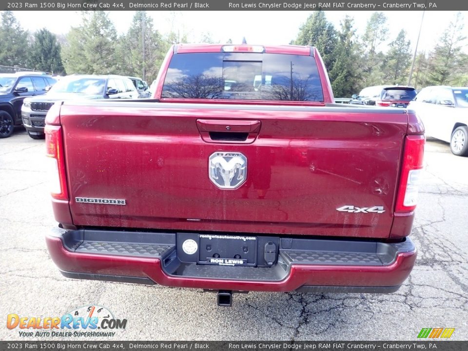 2023 Ram 1500 Big Horn Crew Cab 4x4 Delmonico Red Pearl / Black Photo #4