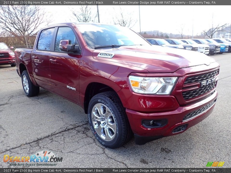 Front 3/4 View of 2023 Ram 1500 Big Horn Crew Cab 4x4 Photo #7