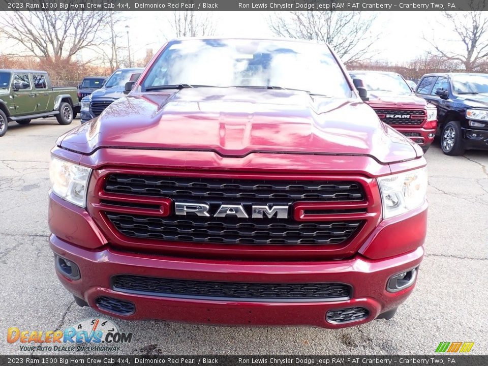 2023 Ram 1500 Big Horn Crew Cab 4x4 Delmonico Red Pearl / Black Photo #8