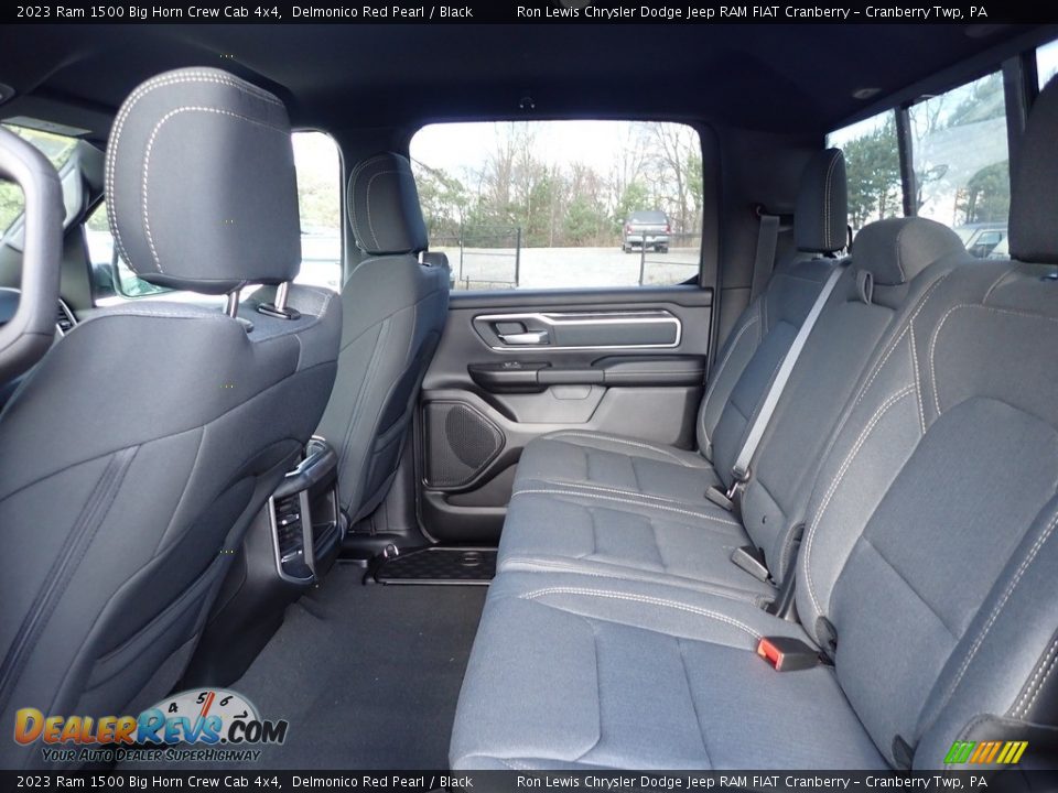 Rear Seat of 2023 Ram 1500 Big Horn Crew Cab 4x4 Photo #12