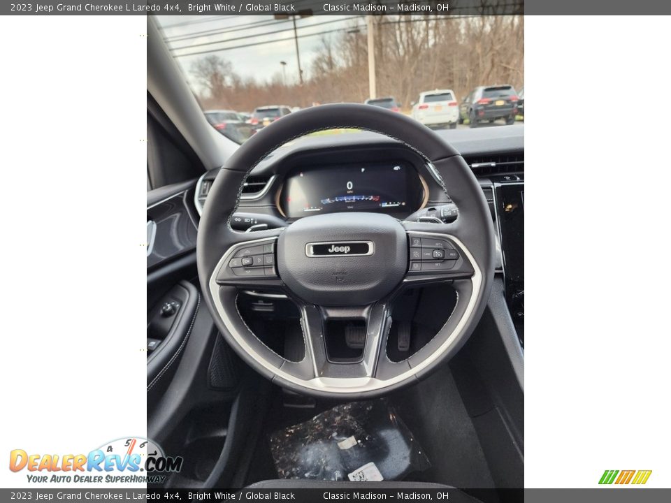 2023 Jeep Grand Cherokee L Laredo 4x4 Bright White / Global Black Photo #6