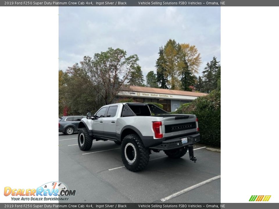 2019 Ford F250 Super Duty Platinum Crew Cab 4x4 Ingot Silver / Black Photo #4