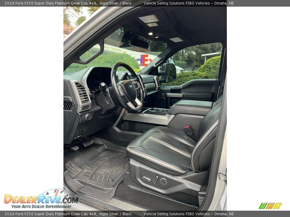2019 Ford F250 Super Duty Platinum Crew Cab 4x4 Ingot Silver / Black Photo #7