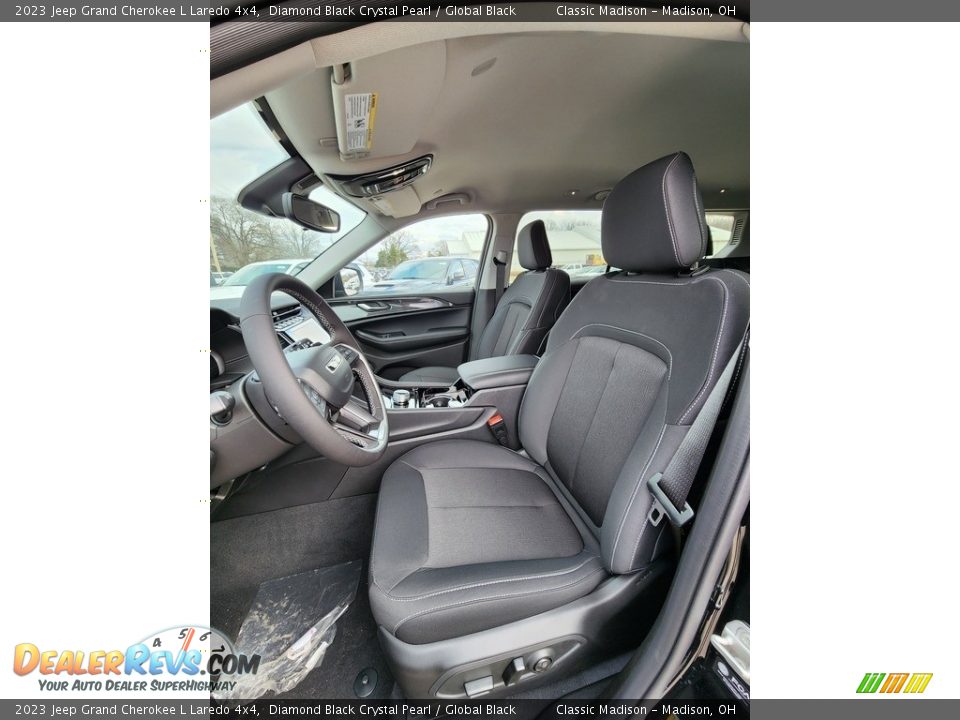 2023 Jeep Grand Cherokee L Laredo 4x4 Diamond Black Crystal Pearl / Global Black Photo #2