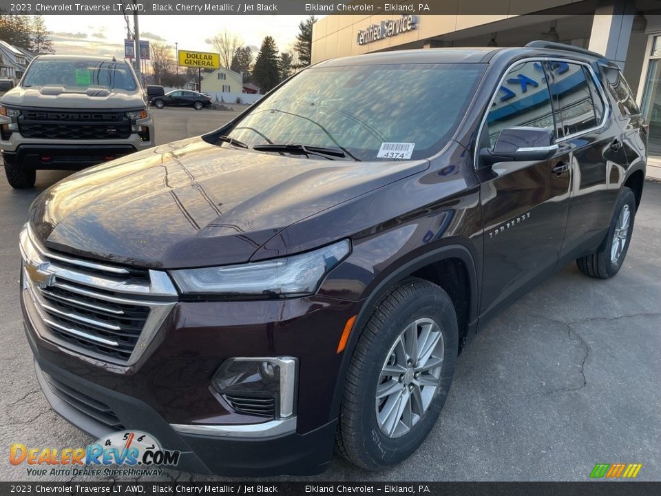 2023 Chevrolet Traverse LT AWD Black Cherry Metallic / Jet Black Photo #2