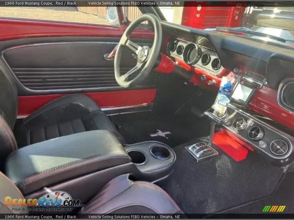 1966 Ford Mustang Coupe Red / Black Photo #4