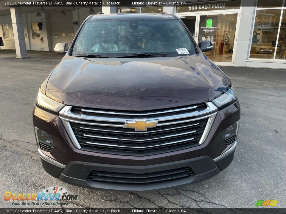 2023 Chevrolet Traverse LT AWD Black Cherry Metallic / Jet Black Photo #3