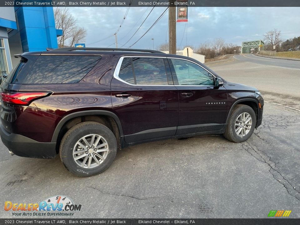 2023 Chevrolet Traverse LT AWD Black Cherry Metallic / Jet Black Photo #5