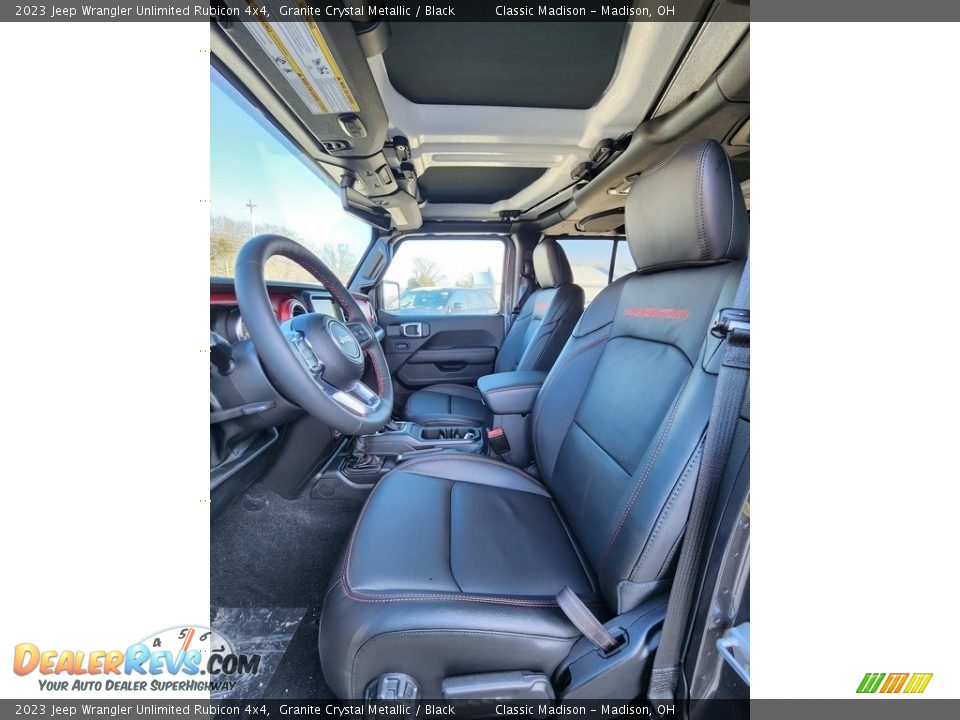 Front Seat of 2023 Jeep Wrangler Unlimited Rubicon 4x4 Photo #2