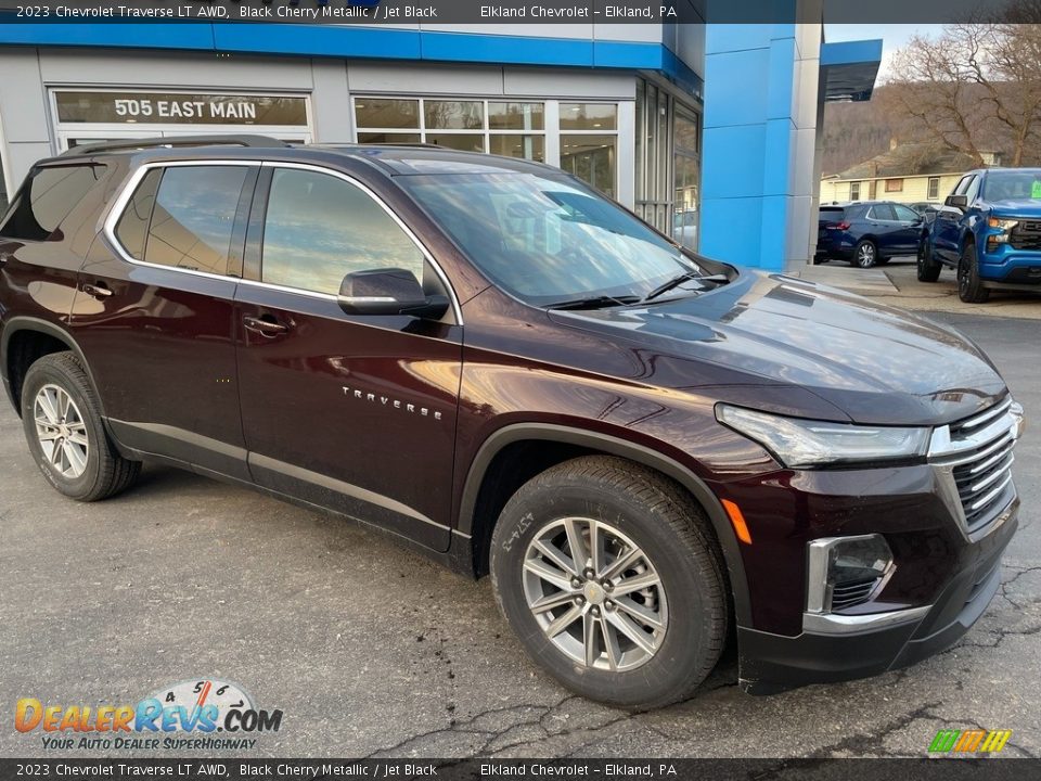 2023 Chevrolet Traverse LT AWD Black Cherry Metallic / Jet Black Photo #6