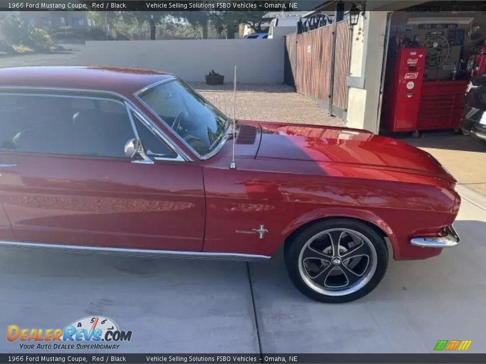 1966 Ford Mustang Coupe Red / Black Photo #9