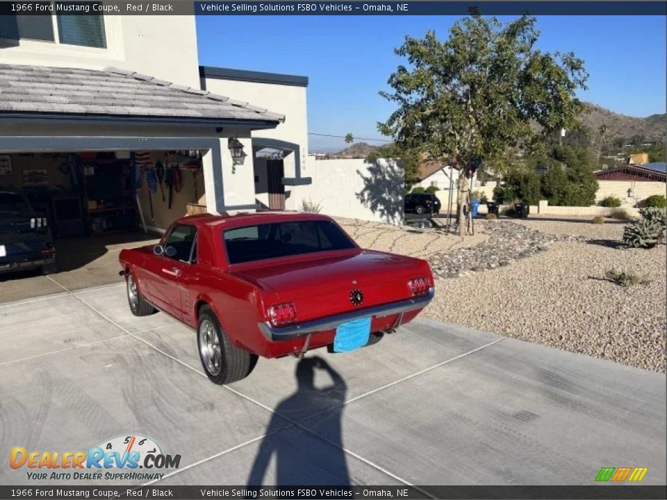 1966 Ford Mustang Coupe Red / Black Photo #10