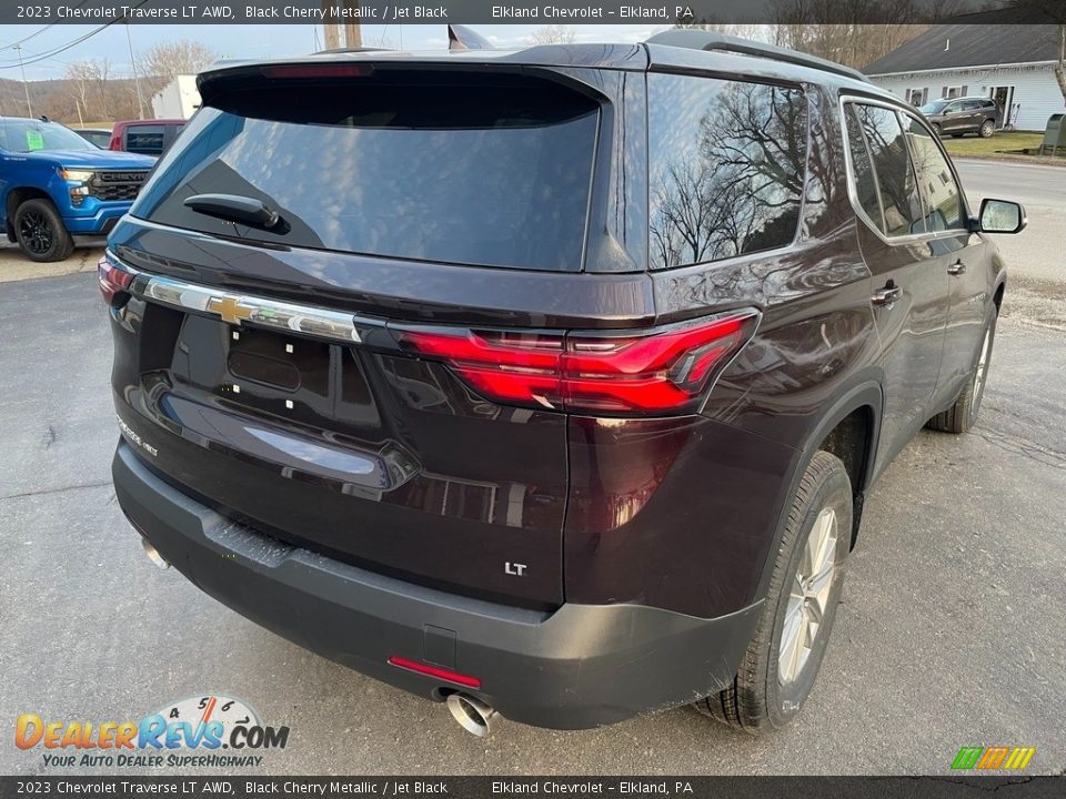 2023 Chevrolet Traverse LT AWD Black Cherry Metallic / Jet Black Photo #7