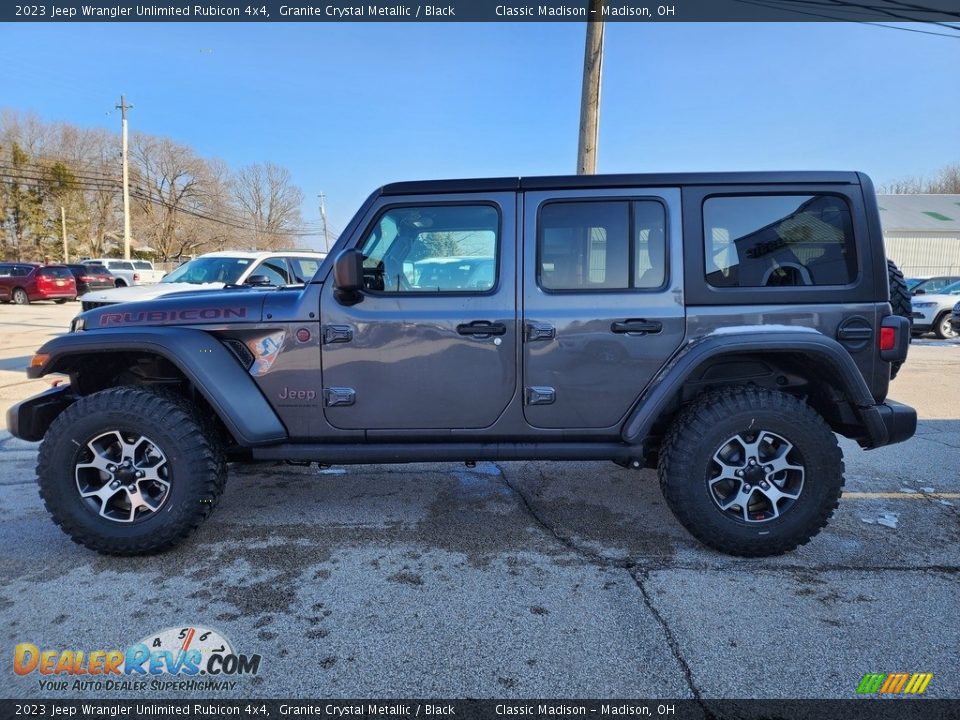 Granite Crystal Metallic 2023 Jeep Wrangler Unlimited Rubicon 4x4 Photo #8